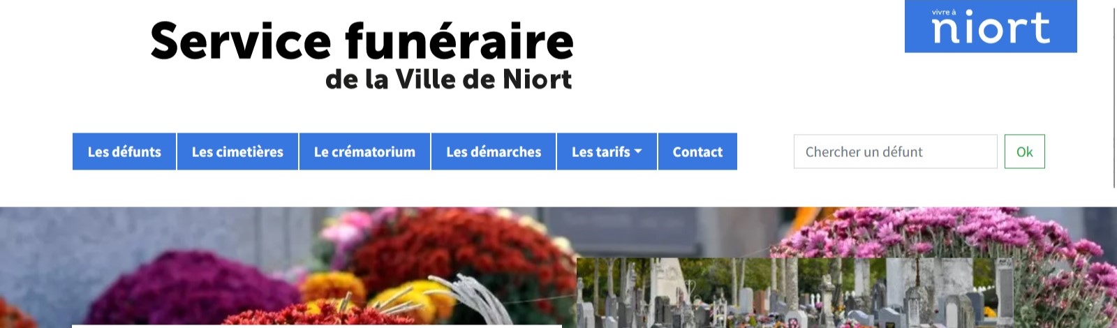 SHSDS : Le service funéraire de la ville de Niort