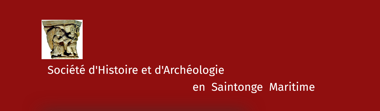 SHSDS : Le bandeau du site de la Société d'Histoire et d'Archéologie en Saintonge Maritime